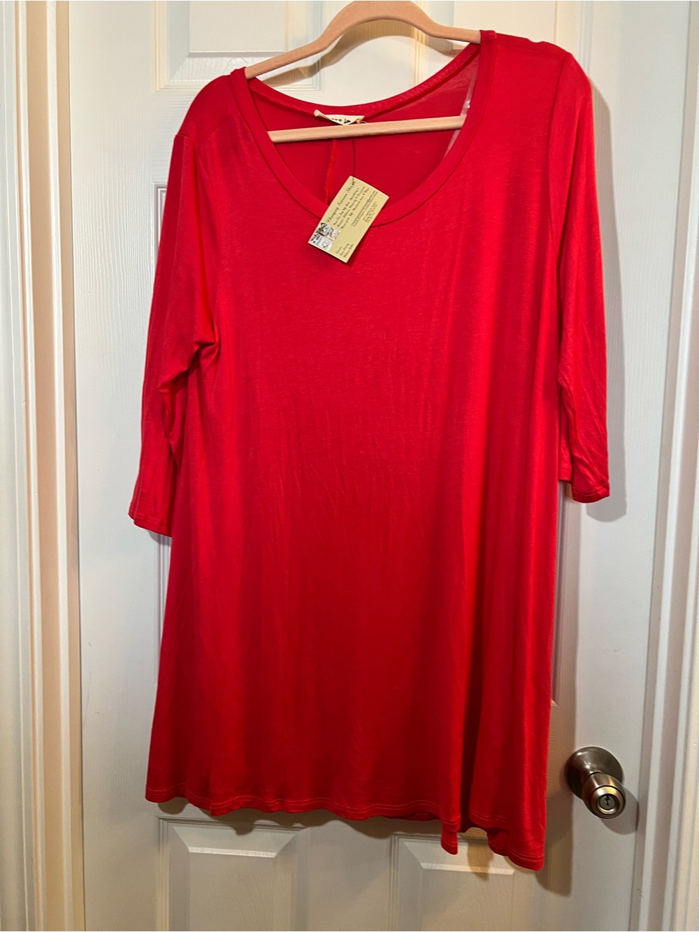 🦋 NWT Love in Red Midi Scoop Neck Dress size 1x